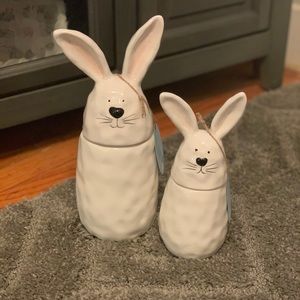 Bunny canisters 🐰